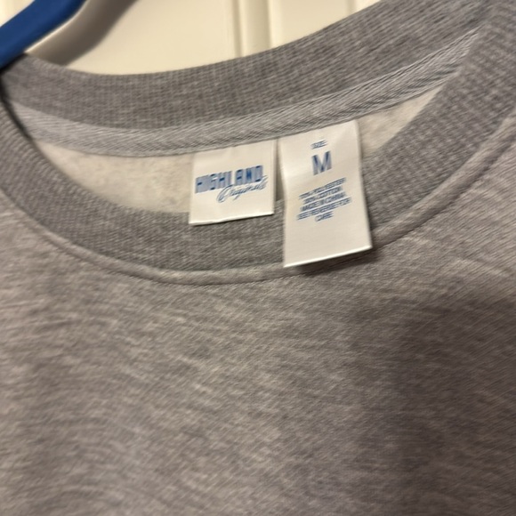 Highland Originals Gray Sweat Shirt Sz Medium - Picture 2 of 3